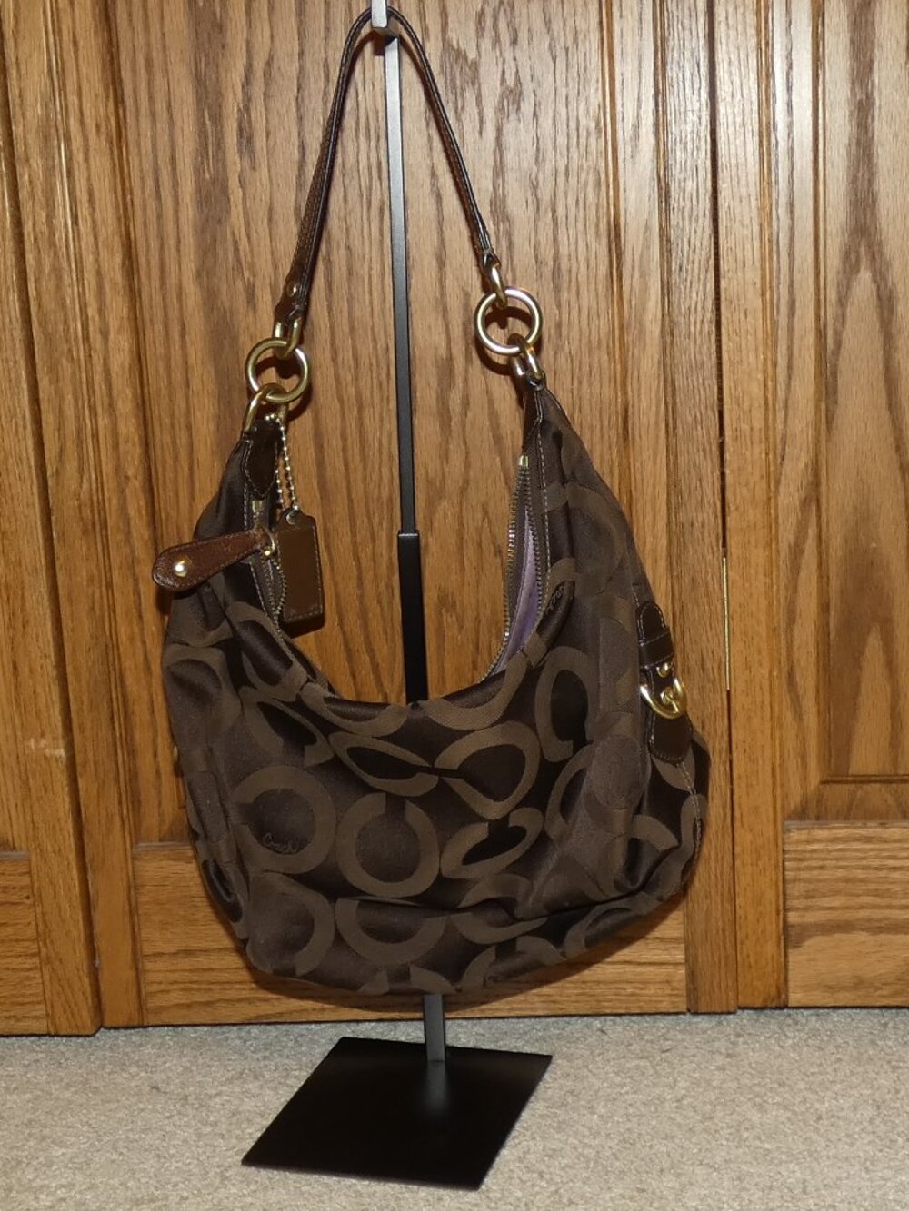 Coach Brown Hobo Bag - Picture 2 of 4